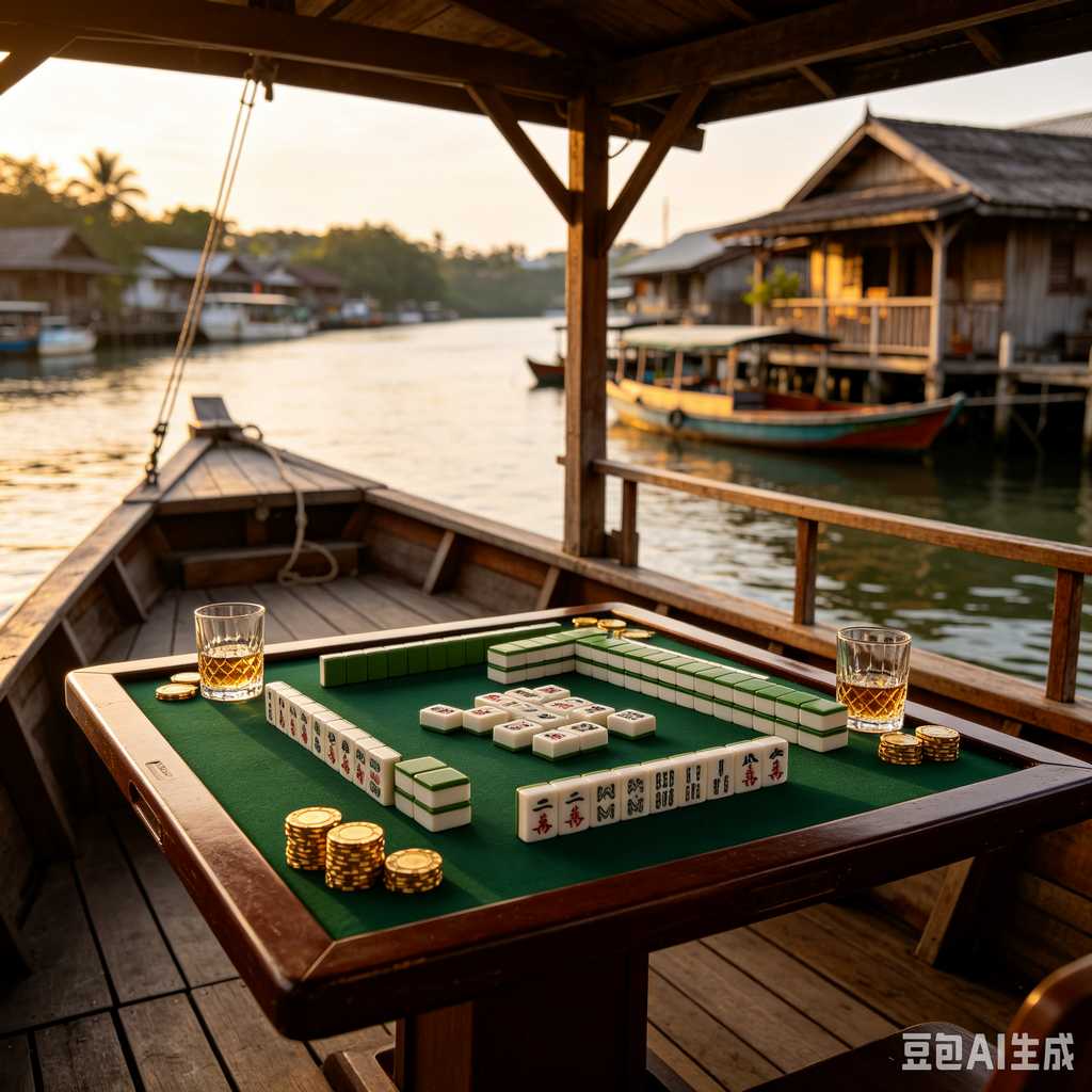 simulated ivory mahjong set