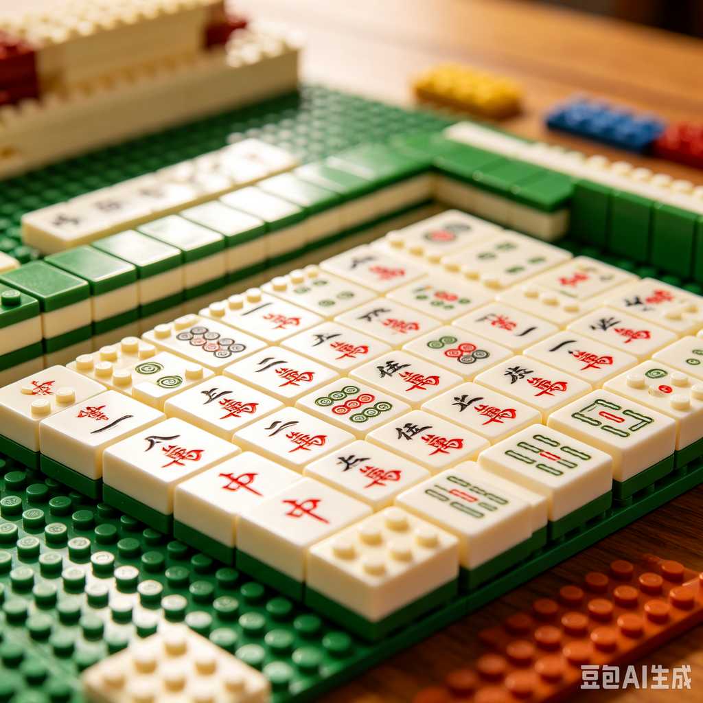 travel mahjong table mat set
